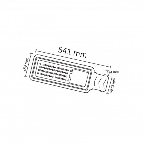 Светильник уличный консольный Horoz Electric LED VEGAS-150 150 W 6400К