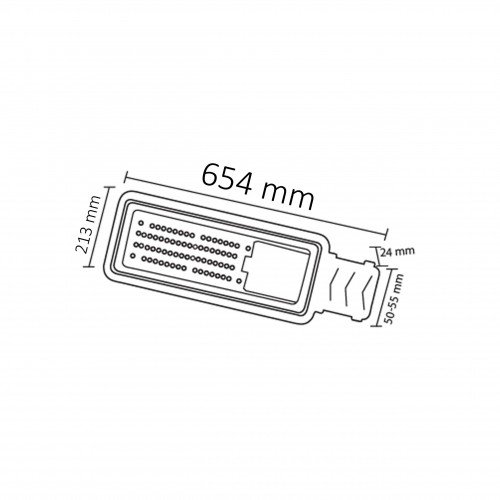 Светильник уличный консольный Horoz Electric LED VEGAS-200 200 W 6400К