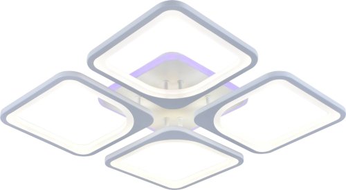 Люстра светодиодная Sirius 50001/4А WT 144W LED RGB с пультом