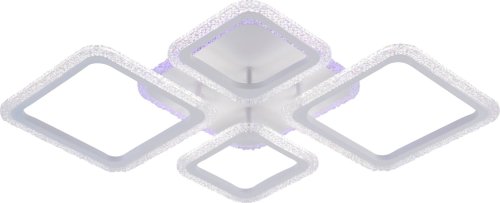 Люстра светодиодная Sirius 9988/2+2 WT 92W LED RGB с пультом