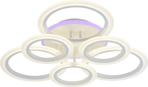 Люстра светодиодная Sirius 9448С/3+3А WT 140W LED RGB с пультом