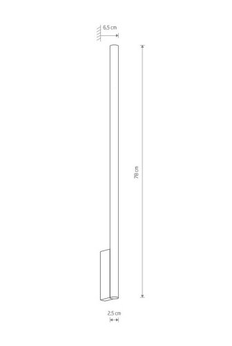 10828 Бра Nowodvorski LASER WALL XL SOLID BRASS  PL