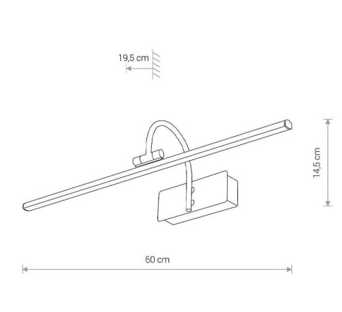 8170 Світильник Nowodvorski GIOTTO LED M CN