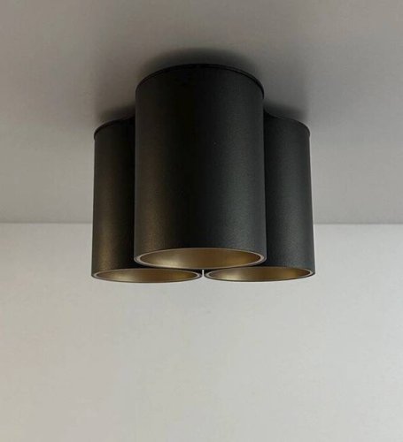 8092 Точковий світильник Nowodvorski EYE TONE III BLACK/GOLD PL