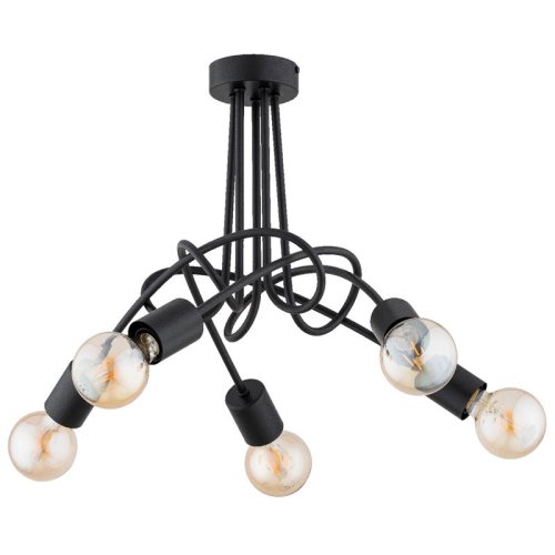 Люстра лофт ALFA DISEL LONG BLACK 63280