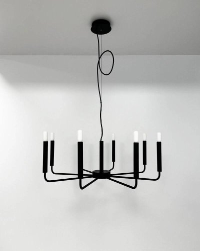 11460 Підвісний світильник Nowodvorski ORTO VIII BLACK PL