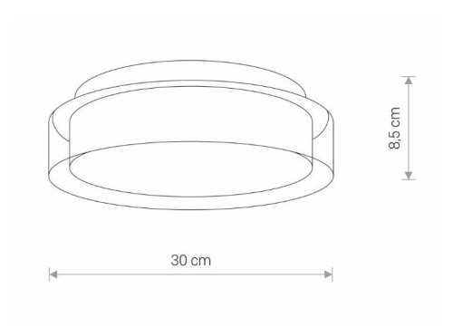 8173 Світильник Nowodvorski PAN LED CN