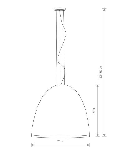 9025 Світильник підвіс Nowodvorski EGG WHITE XL PL