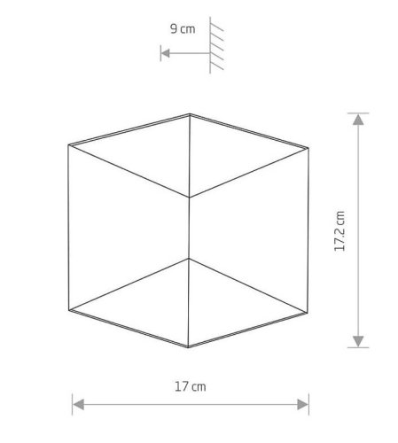 8141 Вуличний світильник Nowodvorski TRIANGLES LED CN