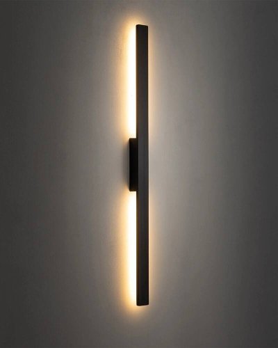 11555 Світильник вуличний настінний Nowodvorski DEMI LED M BLACK CN