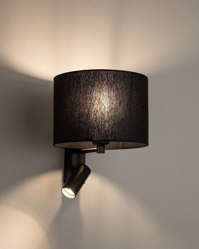 11521 Бра Nowodvorski LUSSO KINKIET BLACK PL