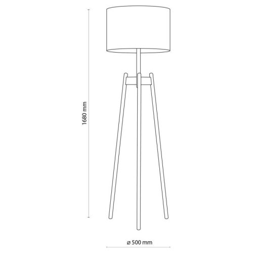 Торшер с абажуром TK Lighting PEREZ 5424