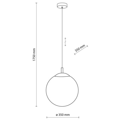 Люстра подвес TK Lighting Esme White 5671