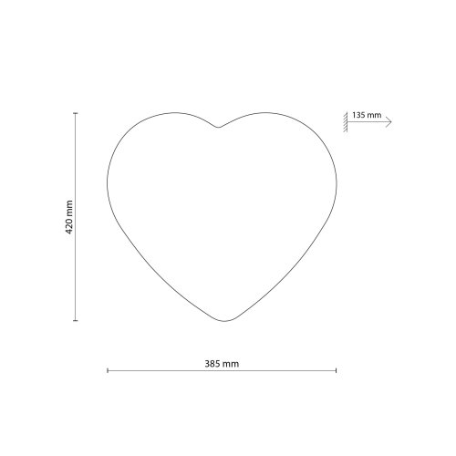 Светильник настенный(бра) TK Lighting HEART WHITE 5925