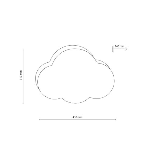 Детский светильник TK Lighting Cloud 6074