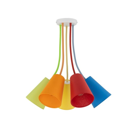 Люстра с абажурами TK Lighting Wire Color 2107