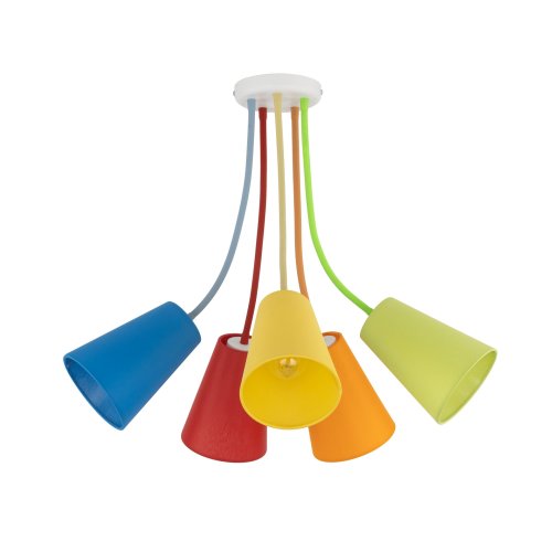 Люстра с абажурами TK Lighting Wire Color 2107