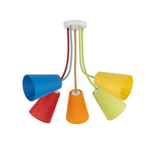 Люстра с абажурами TK Lighting Wire Color 2107