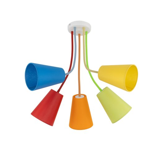 Люстра с абажурами TK Lighting Wire Color 2107