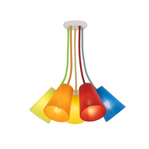 Люстра с абажурами TK Lighting Wire Color 2107