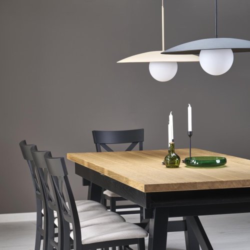 Люстра підвісна TK Lighting SLATE BLACK GLASS 10637