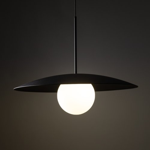 Люстра підвісна TK Lighting SLATE BLACK GLASS 10637