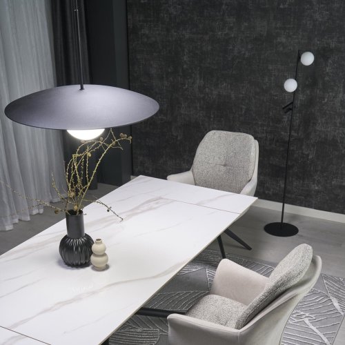 Люстра підвісна TK Lighting SLATE BLACK GLASS 10637