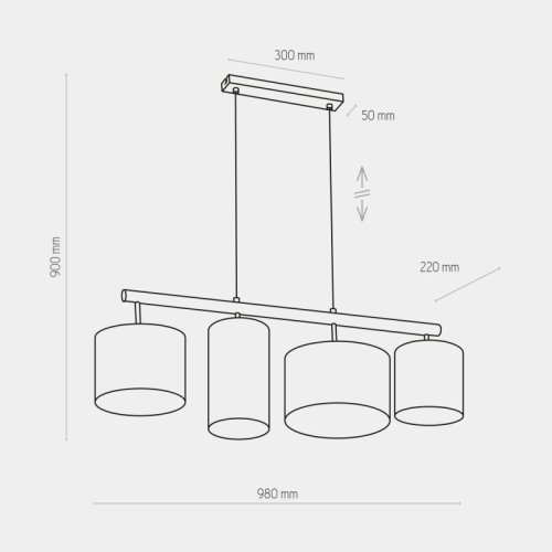 Люстра TK Lighting Deva white 4106 