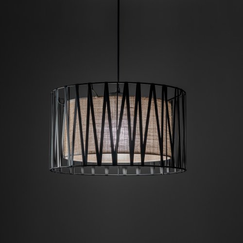 Люстра з абажуром TK Lighting HARMONY NATURE 4562