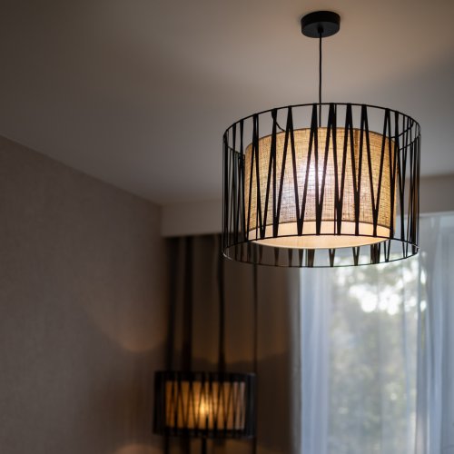 Люстра з абажуром TK Lighting HARMONY NATURE 4562