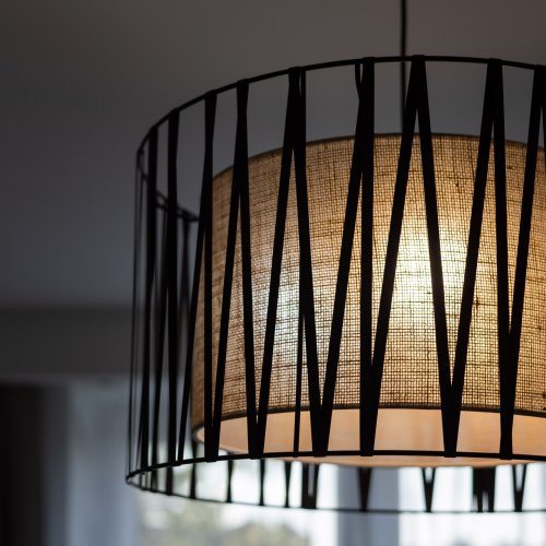 Люстра з абажуром TK Lighting HARMONY NATURE 4562