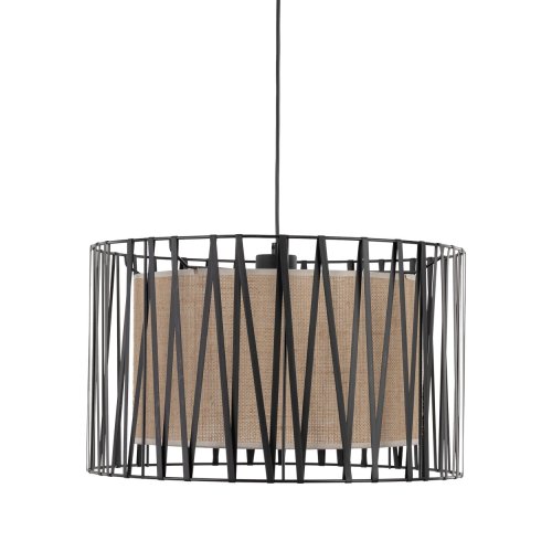 Люстра з абажуром TK Lighting HARMONY NATURE 4557