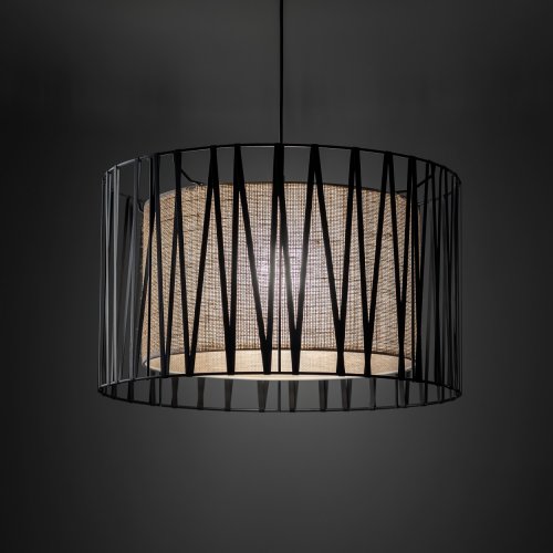 Люстра з абажуром TK Lighting HARMONY NATURE 4557