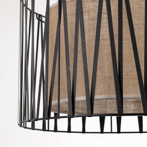 Люстра з абажуром TK Lighting HARMONY NATURE 4557