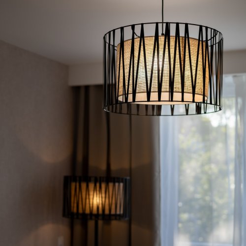 Люстра з абажуром TK Lighting HARMONY NATURE 4557