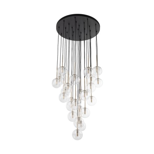Люстра подвес TK Lighting Nilos Black/Gold 10099