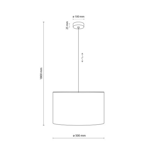 Люстра подвес TK Lighting GLORII BLACK 10086