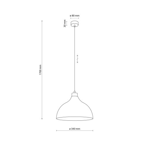 Люстра подвес TK Lighting CAP BROWN 6926