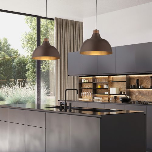 Люстра подвес TK Lighting CAP BROWN 6926