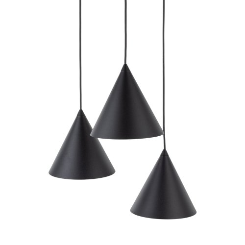 Люстра лофт TK Lighting CONO BLACK 10067