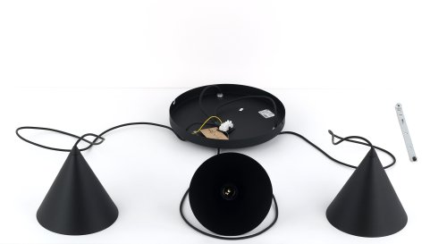 Люстра лофт TK Lighting CONO BLACK 10067