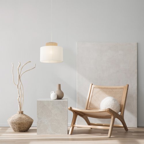Люстра TK Lighting Duo White Juta 1856
