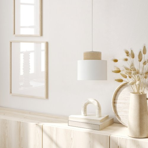 Люстра TK Lighting Duo White Juta 10078