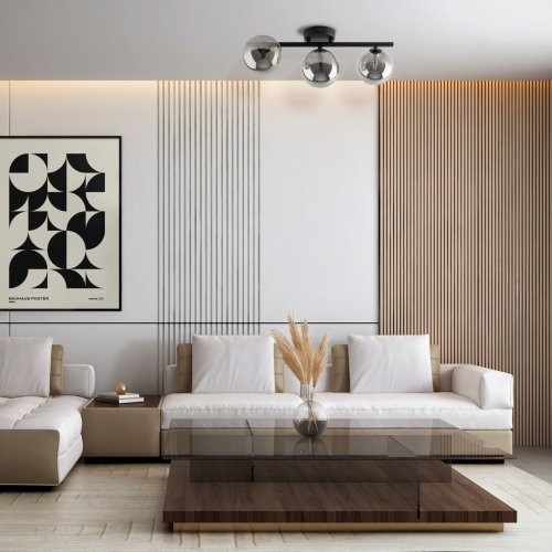 Люстра потолочная TK Lighting Estera Black 6855