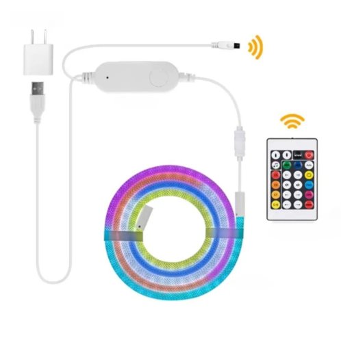 Светодиодная плетеная лента Sirius 5м 250LED RGB IP 67