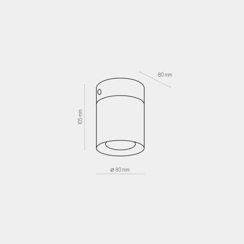 Светильник потолочный TK Lighting Vico Black 3410