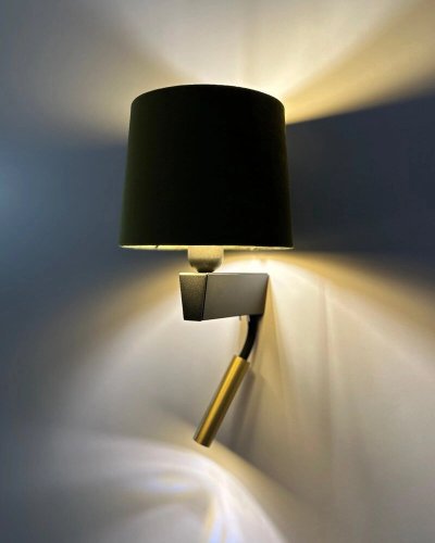 8214 Бра Nowodvorski CHILLIN BLACK II VGN/G PL