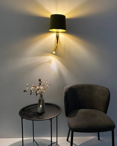 8214 Бра Nowodvorski CHILLIN BLACK II VGN/G PL