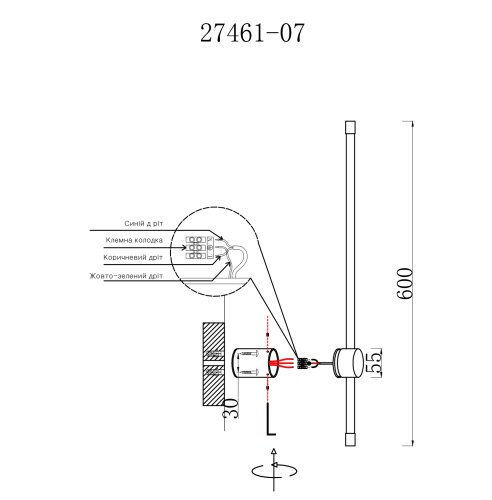Светильник настенный(бра) Laguna Lighting 27461-07 7W LED