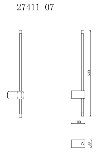 Светильник настенный(бра) Laguna Lighting 27411-07 7W LED
